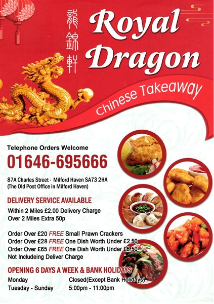 Royal Dragon Milford Haven